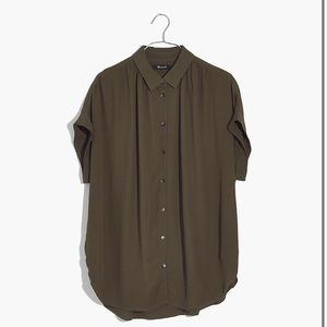 Madewell central drapey button down shirt